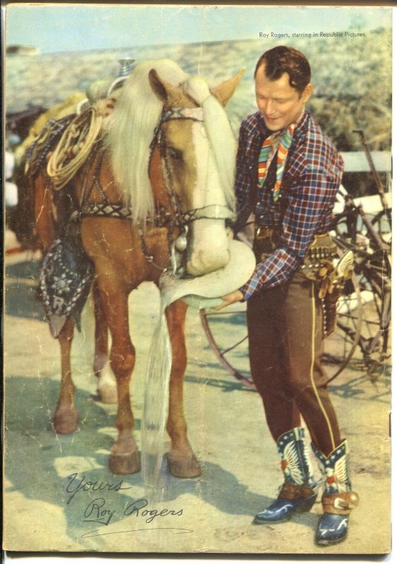 Roy Rogers #30 1950-Dell-Trigger-photo cover-western stories-FN/VF 
