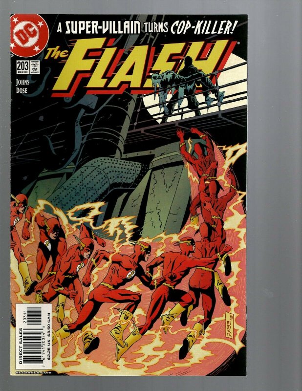 12 DC Comics The Flash #180 181 183 186 188 192 201 203 204 205 206 207 J439