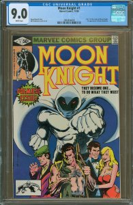 Moon Knight #1 (1980) - CGC Graded 9.0 - 1st Solo Book & Origin