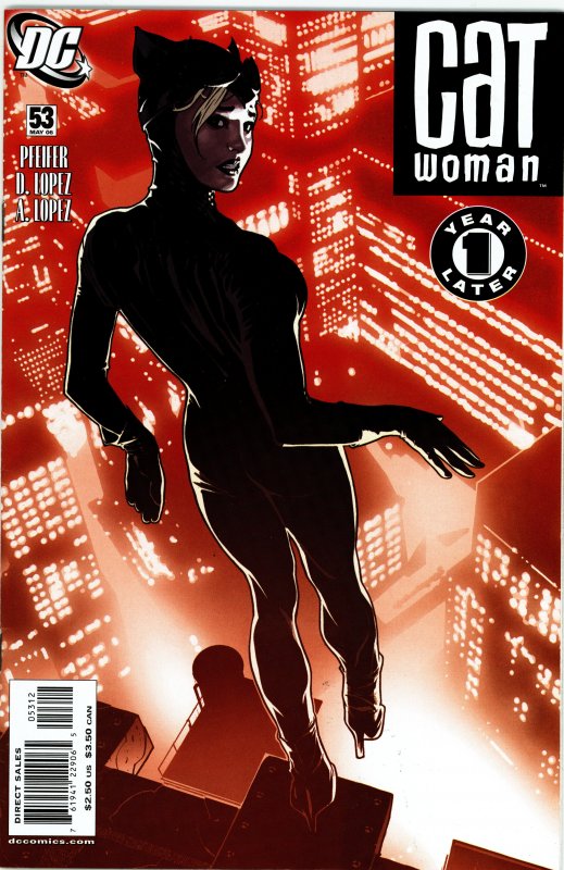 Catwoman #53 (2006) Adam Hughes cover, rare 2nd printing