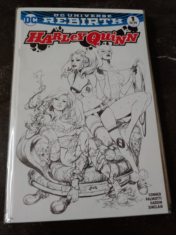 Harley Quinn # 1 Comic Hero U Sketch Variant NM DC Universe Rebirth