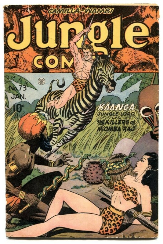 Jungle Comics #73 1945- snake torture cover VG-