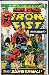 Marvel Premiere #24 (1975) Iron Fist [Key Issue]
