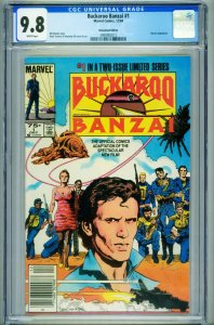 Buckaroo Banzai #1 CGC 9.8 -1984-NEWSSTAND-comic book 3990902015