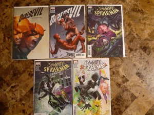 Marvel Comics Spider-man & Daredevil 5 Books Lot In NM Condition