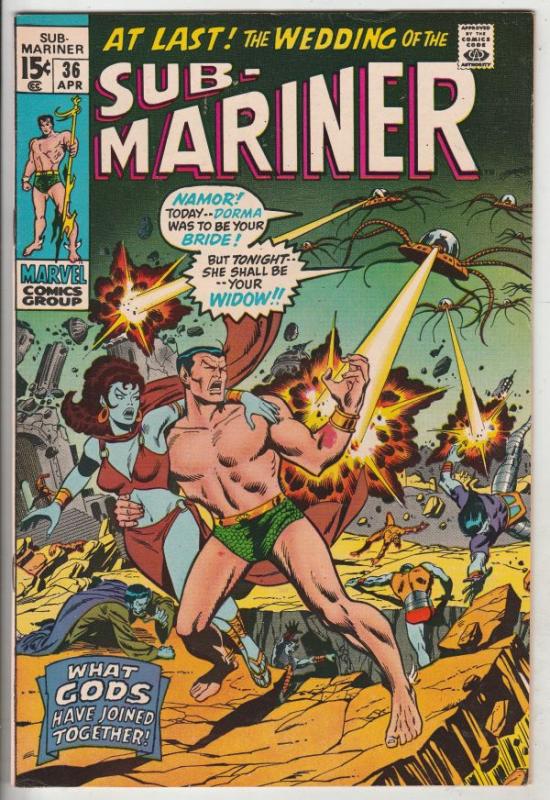 Sub-Mariner #36 (Apr-71) VF/NM High-Grade Sub-Mariner (Prince Namor)