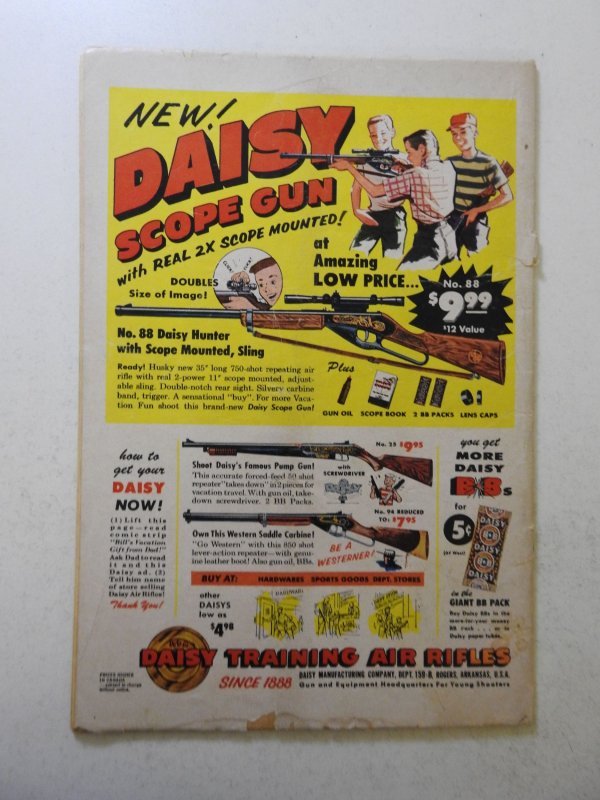 Strange Adventures #107 (1959) GD/VG Condition cover detached top staple