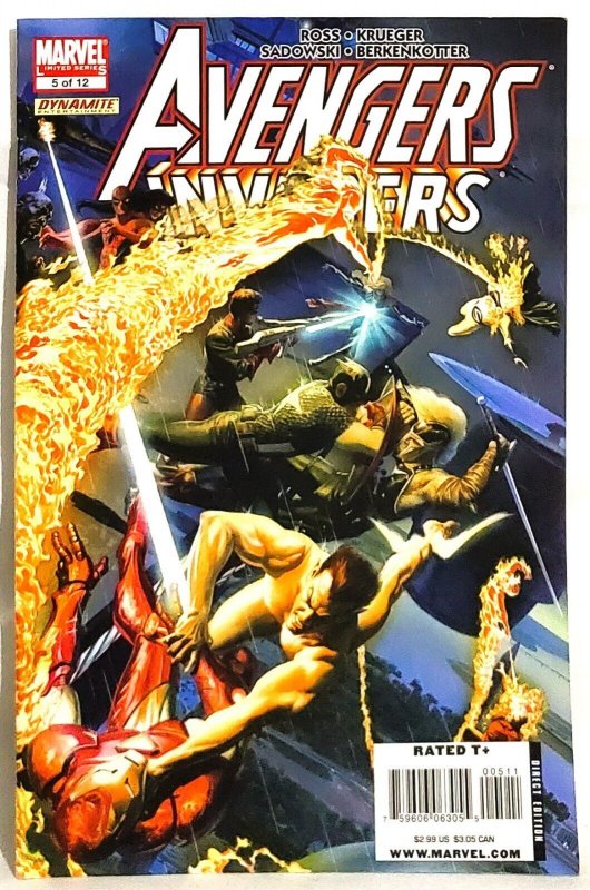 AVENGERS INVADERS #1 - 12 Alex Ross Jim Krueger Steve Sawdowski Marvel Comics