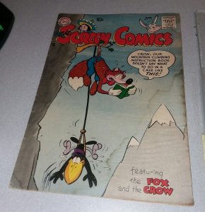 REAL SCREEN COMICS #111 1957 DC FOX AND CROW FUNNY ANIMAL CARTOON sgt bilko ad