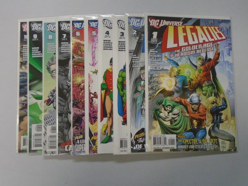 DC Universe Legacies, Set:#1-10, 8.0 VF (2010)