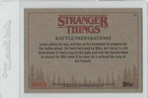 Stranger Things Battle Preparations 76 Topps Netflix 2018 Season One trading