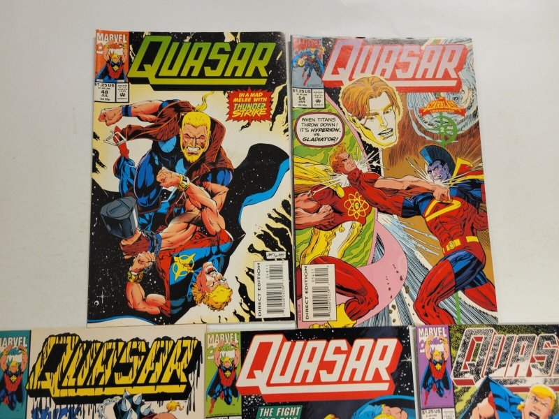 5 Quasar Marvel Comic Books #43 44 47 48 54 82 TJ28