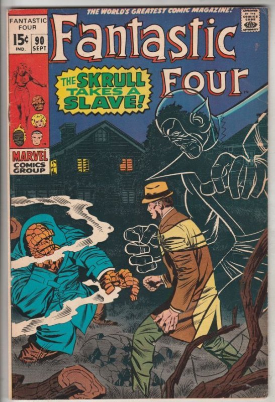 Fantastic Four #90 (Sep-69) VF/NM High-Grade Fantastic Four, Mr. Fantastic (R...