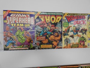 Huge Lot Treasury Edition Comics (30) W/Spidey, Thor, Hulk, Batman+ Avg VG+ Cond