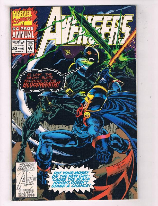 Avengers Annual #22 VF/NM Marvel Comics Comic Book Bloodwraith 1993 DE45