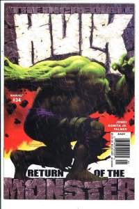 incredible Hulk # 34 LEGACY 508 2002 vol 2 Marvel RETURN OF THE MONSTER NEWSTAND