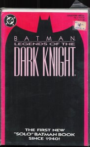 Legends of the Dark Knight #1 (1989) Batman