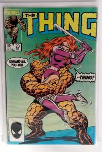 Thing #20 (1985) Marvel 8.5 VF+ 1st Print Comic Book