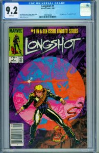 LONGSHOT #1-1985-CGC 9.2 -NEWSSTAND-comic book-MARVEL-3993706022 