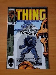 The Thing #28 Direct Market Edition ~ NEAR MINT NM ~ 1985 Marvel Comics