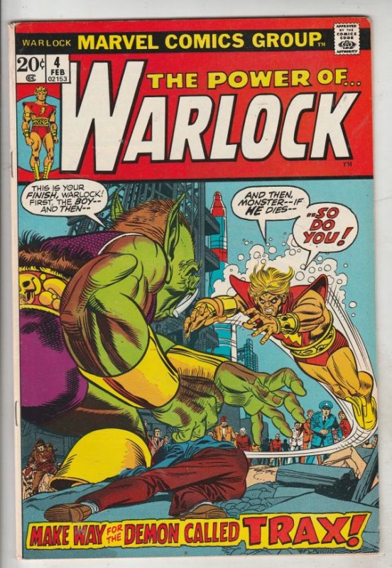 Warlock, the Power of  #4 (Feb-73) VF/NM High-Grade Adam Warlock