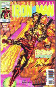 Iron Man, the Invincible #4 (May-98) NM Super-High-Grade Signed Sean Chen Wow