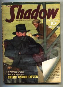 The Shadow June 1 1941 // Crime Under Cover // Pulp Magazine // VG
