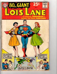 Lois Lane # 3 VG 80 Page Giant DC Comic Book Superman Jimmy Olsen JG1