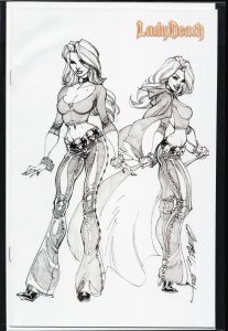 Lady Death: The Gauntlet #2 Sketch Cover (2002) Lady Death