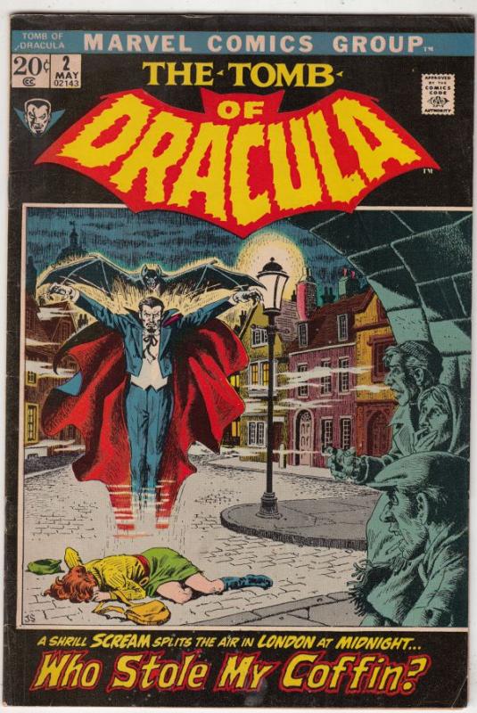 Tomb of Dracula #2 (May-71) FN- Mid-Grade Dracula