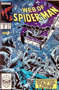 WEB OF SPIDER-MAN Comic Issue 40 — 32 Pages $1.00 Cover  — 1988 Marvel Universe