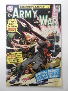 Our Army at War #157 (1965) Good Condition! Moisture Wrinkling