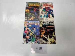 4 Peter Parker, Spectacular Spider-Man MARVEL comic books #56 77 84 102 74 KM14