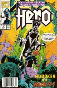 Hero #3 (Newsstand) VF/NM ; Marvel | Warrior of the Mystic Realms