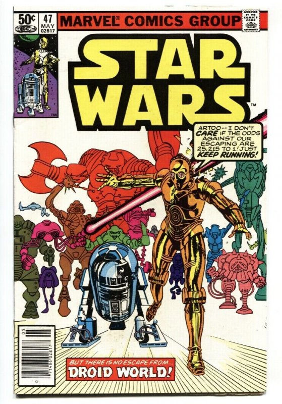 STAR WARS #47-1st appearance of Captain Kligson. Newsstand