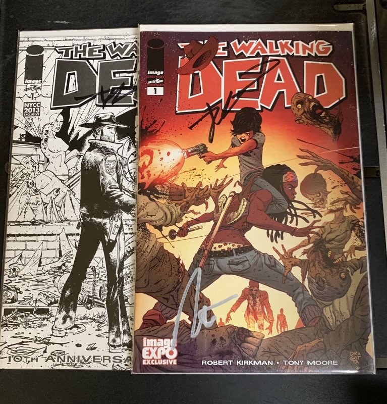 WALKING DEAD #1 2013 NYCC EXCLUSIVE | IMAGE EXPO | DOUBLE SIGNED (KIRKMAN)