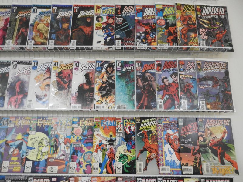 Huge Lot 190+ Comics W/ Daredevil, Excalibur, X-Force MORE DD!  Avg VF Condition