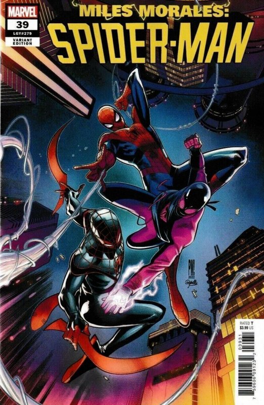 Miles Morales SPIDER-MAN #39 Comic Mint Variant Cover (2022) Marvel Comics  / NM