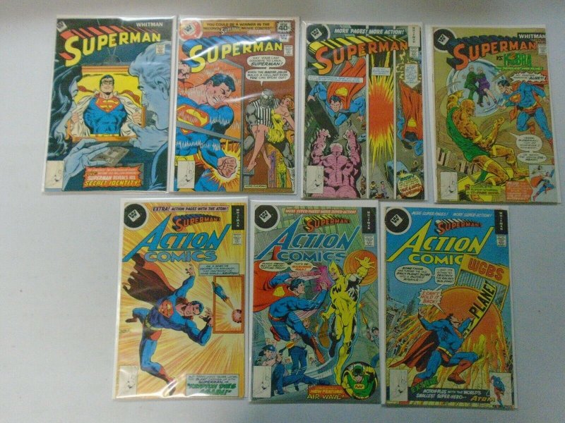 Whitman Superman comic lot 14 different issues 4.0 VG