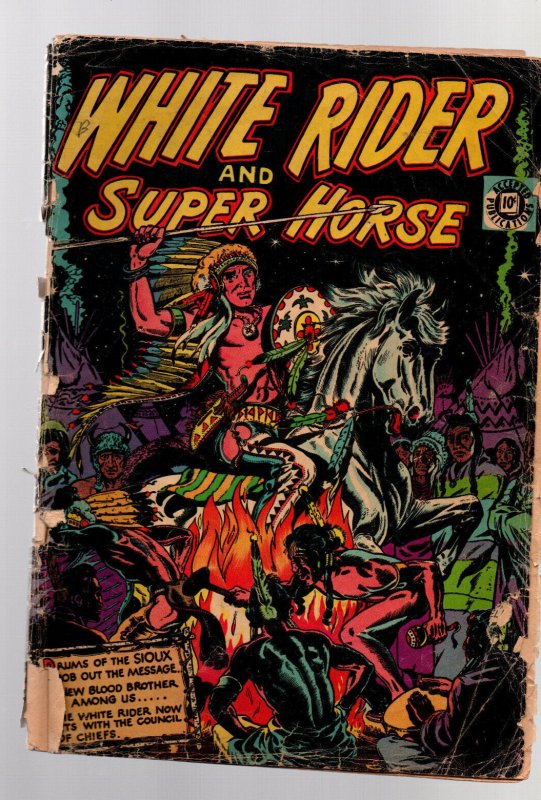 White Rider and Super Horse #6 - western - 1956 - PR