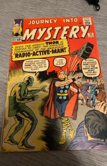 Journey into Mystery #93  (1963) 1st radioactive