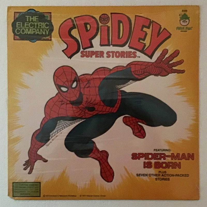 Spider-Man: “Spidey Super Stories” Record, LP, #8189, 12 inch, Unopened