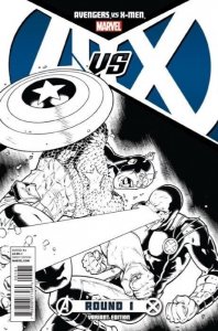 AVENGERS VS X-MEN #1 RYAN STEGMAN 1:200 SKETCH VARIANT (2012) MARVEL NM.