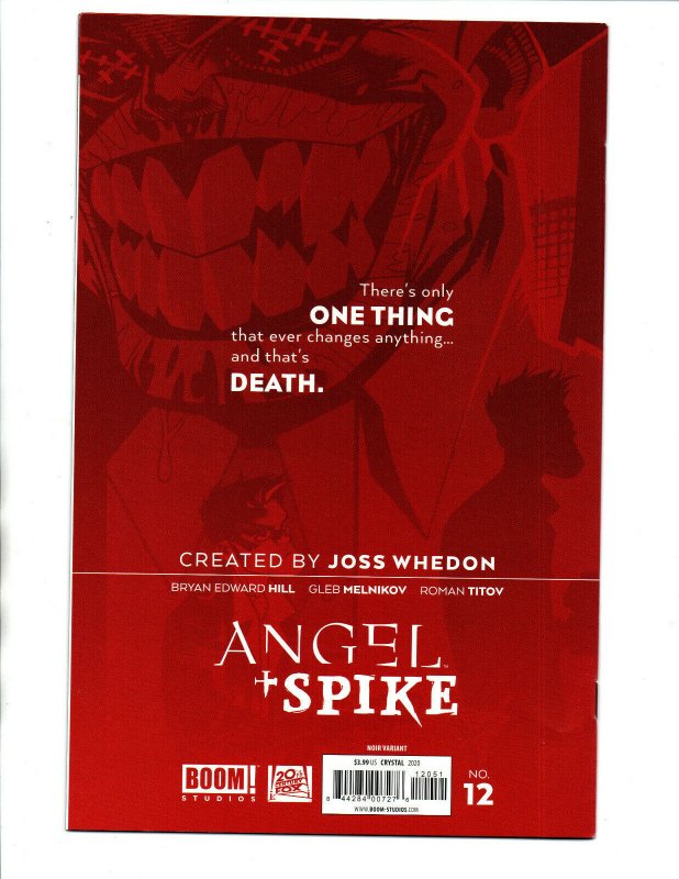 Angel + Spike #12 1:20 Crystal Noir Variant - Buffy Vampire Slayer - 2020 -(-NM)