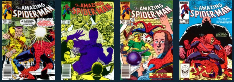 The Amazing Spider-Man #240-262 FULL RUN (1983)