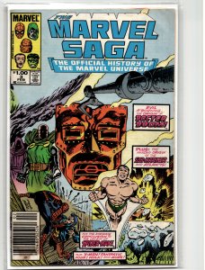 The Marvel Saga The Official History of the Marvel Universe #3 (1986) Marvel ...