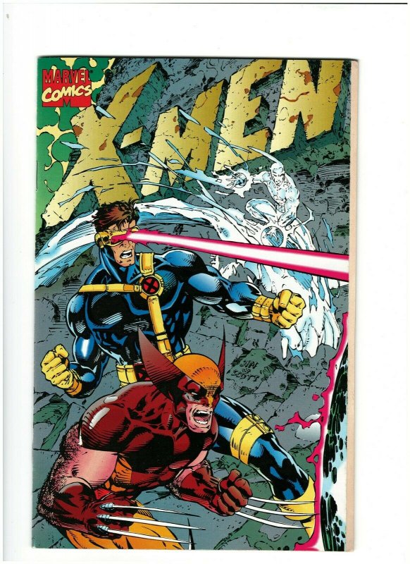 X-Men #1 NM- 9.2 Marvel Comics 1991 Deluxe Gatefold Cover E, Jim Lee Wolverine