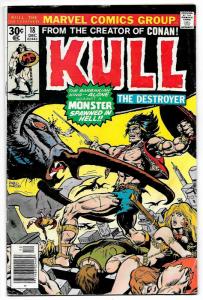 Kull The Destroyer #18 (Marvel, 1976) VG