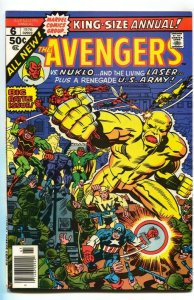 AVENGERS ANNUAL #6 comic book-Jack Kirby-1973-Marvel VF/NM 