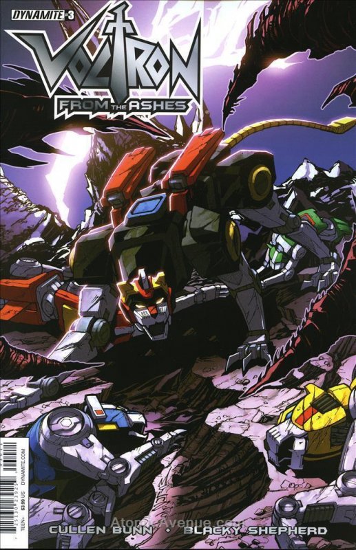 Voltron: From The Ashes #3 VF/NM; Dynamite | we combine shipping 